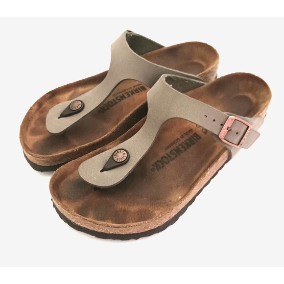 Birkenstock Gizeh Thong Mocha 37Narrow US 6-6.5 Made in Germany - Picture 1 of 8